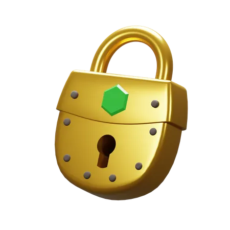 Lock  3D Icon