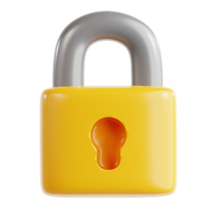 Lock  3D Icon