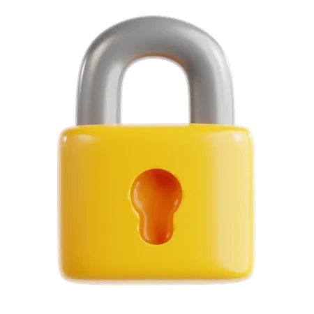 Lock  3D Icon