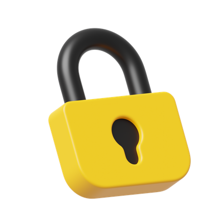 Lock  3D Icon