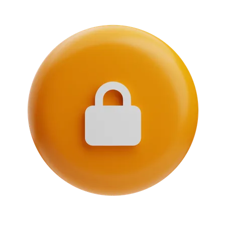 Lock  3D Icon