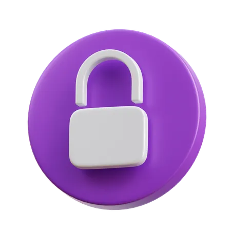 Lock  3D Icon