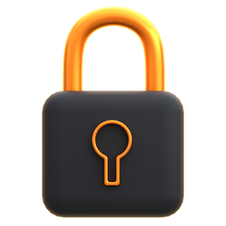 Lock  3D Icon