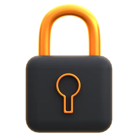 Lock  3D Icon