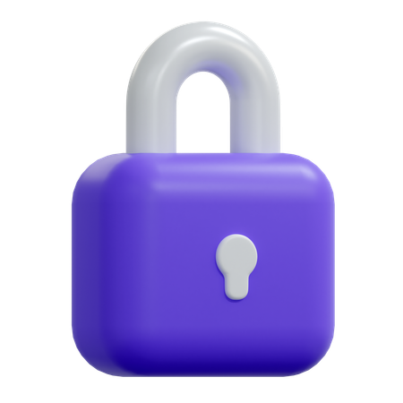 Lock  3D Icon