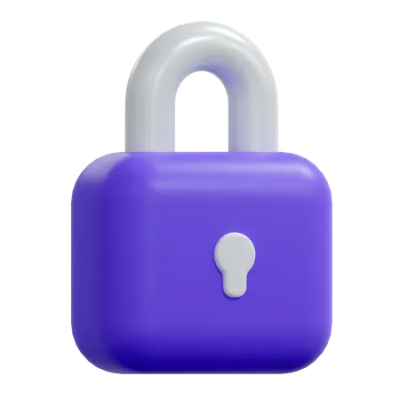 Lock  3D Icon