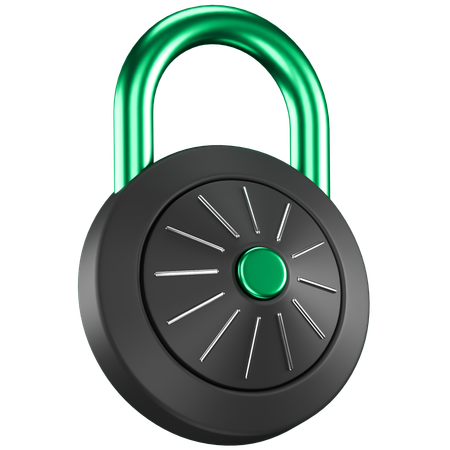 Lock  3D Icon