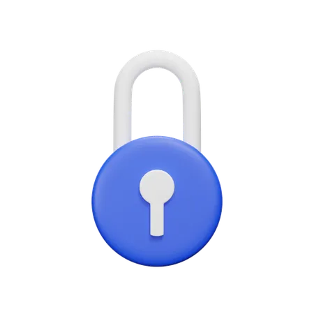 Lock  3D Icon