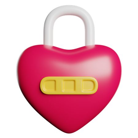 Lock  3D Icon