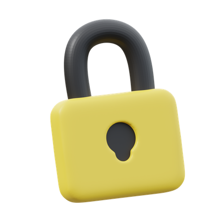 Lock  3D Icon