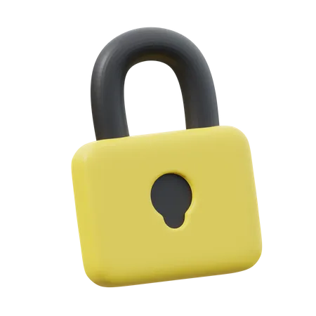 Lock  3D Icon