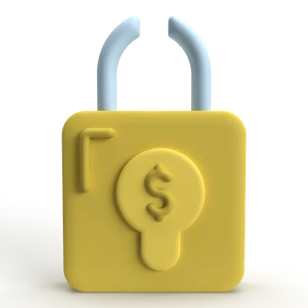 Lock  3D Icon