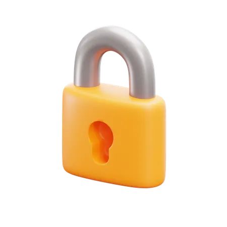 Lock  3D Icon