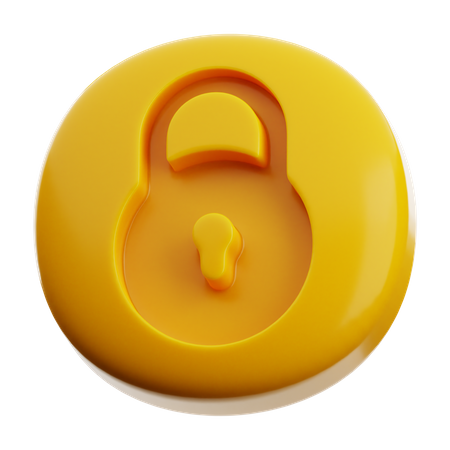 Lock  3D Icon