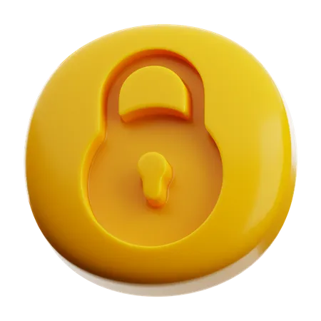 Lock  3D Icon