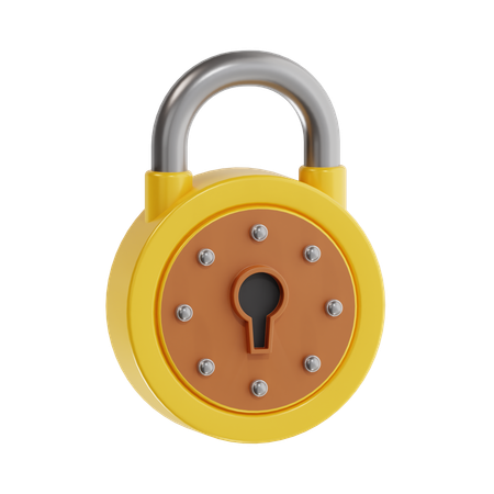 Lock  3D Icon