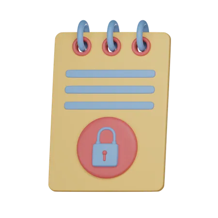 Lock  3D Icon