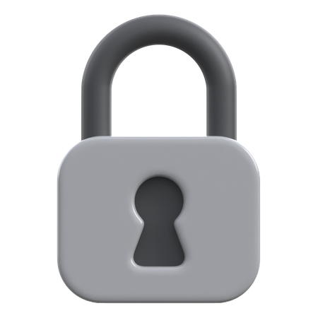 Lock  3D Icon