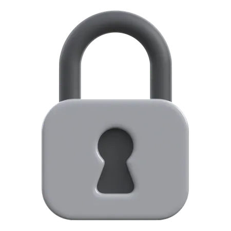 Lock  3D Icon