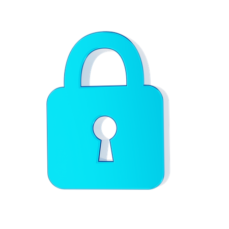 Lock  3D Icon