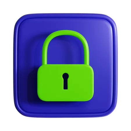 Lock  3D Icon