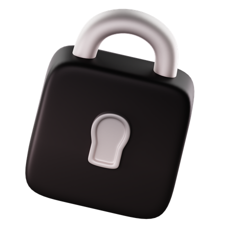 Lock  3D Icon