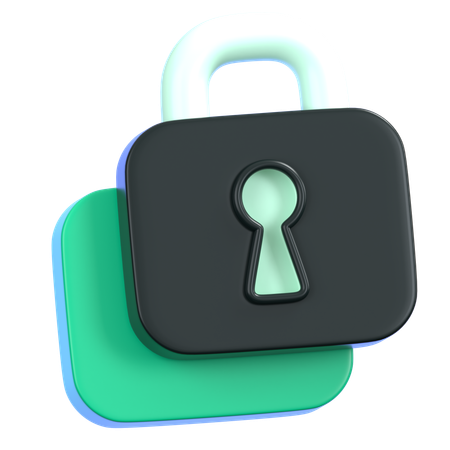 Lock  3D Icon