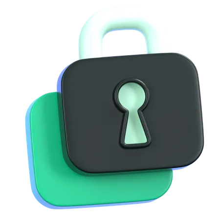 Lock  3D Icon