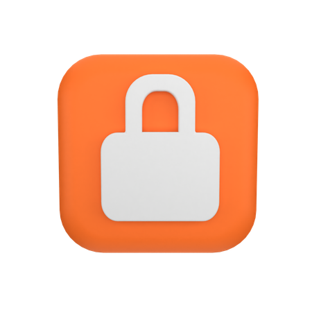 Lock  3D Icon