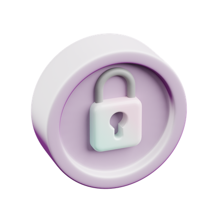 Lock  3D Icon