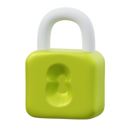 Lock  3D Icon