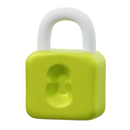 Lock  3D Icon