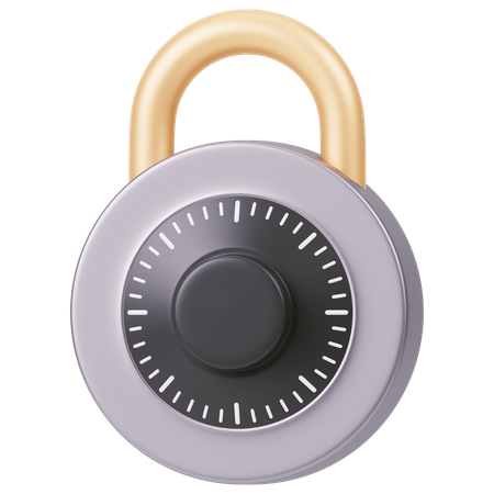 Lock  3D Icon