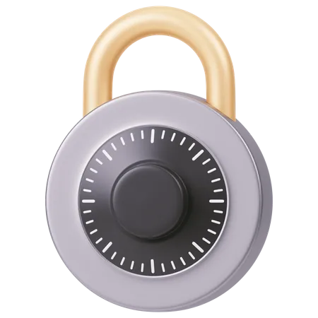 Lock  3D Icon