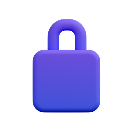 Lock  3D Icon
