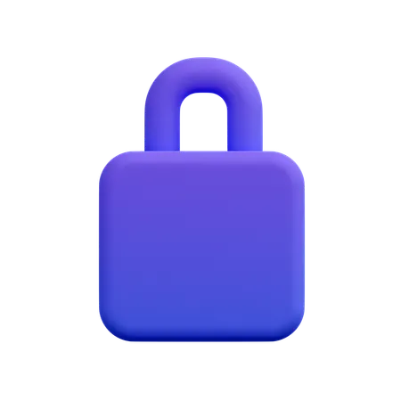 Lock  3D Icon