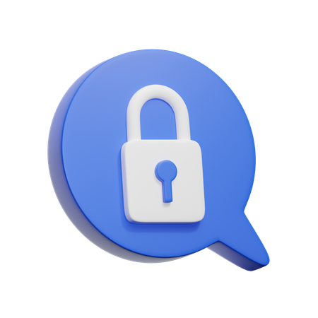 Lock  3D Icon