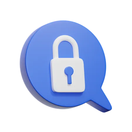 Lock  3D Icon