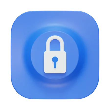 Lock  3D Icon