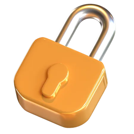 Lock  3D Icon