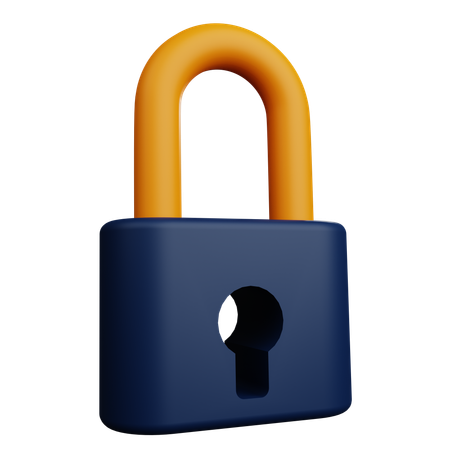 Lock  3D Icon