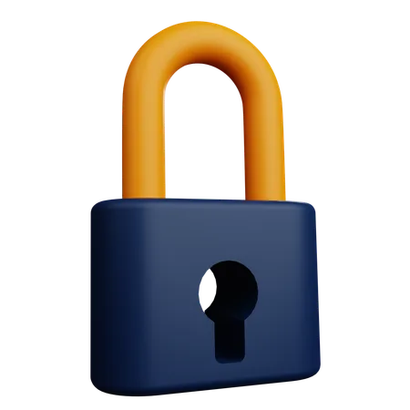 Lock  3D Icon