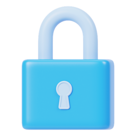 Lock  3D Icon