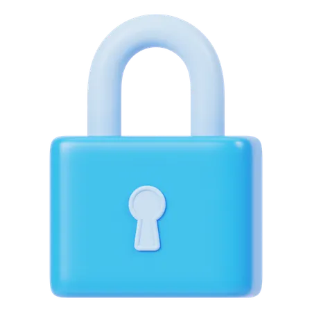 Lock  3D Icon