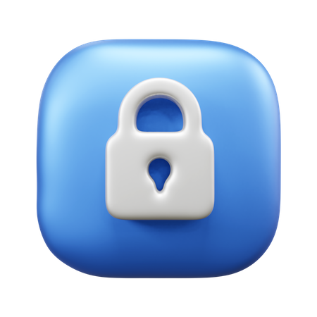 Lock  3D Icon