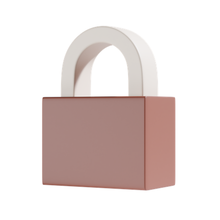 Lock  3D Icon