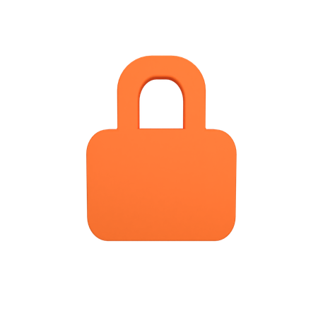 Lock  3D Icon