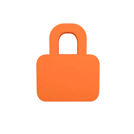 Lock  3D Icon