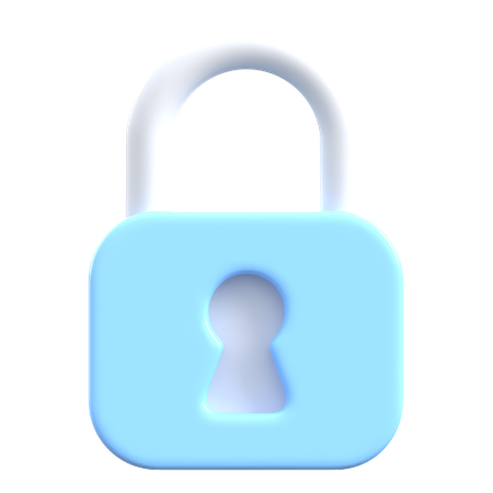 Lock  3D Icon
