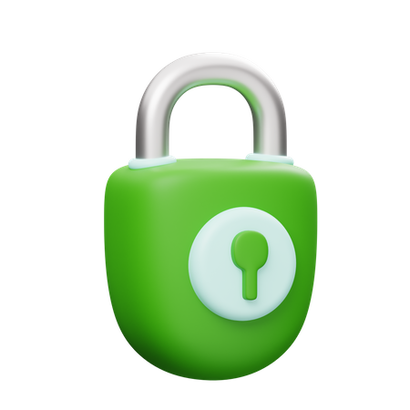 Lock  3D Icon